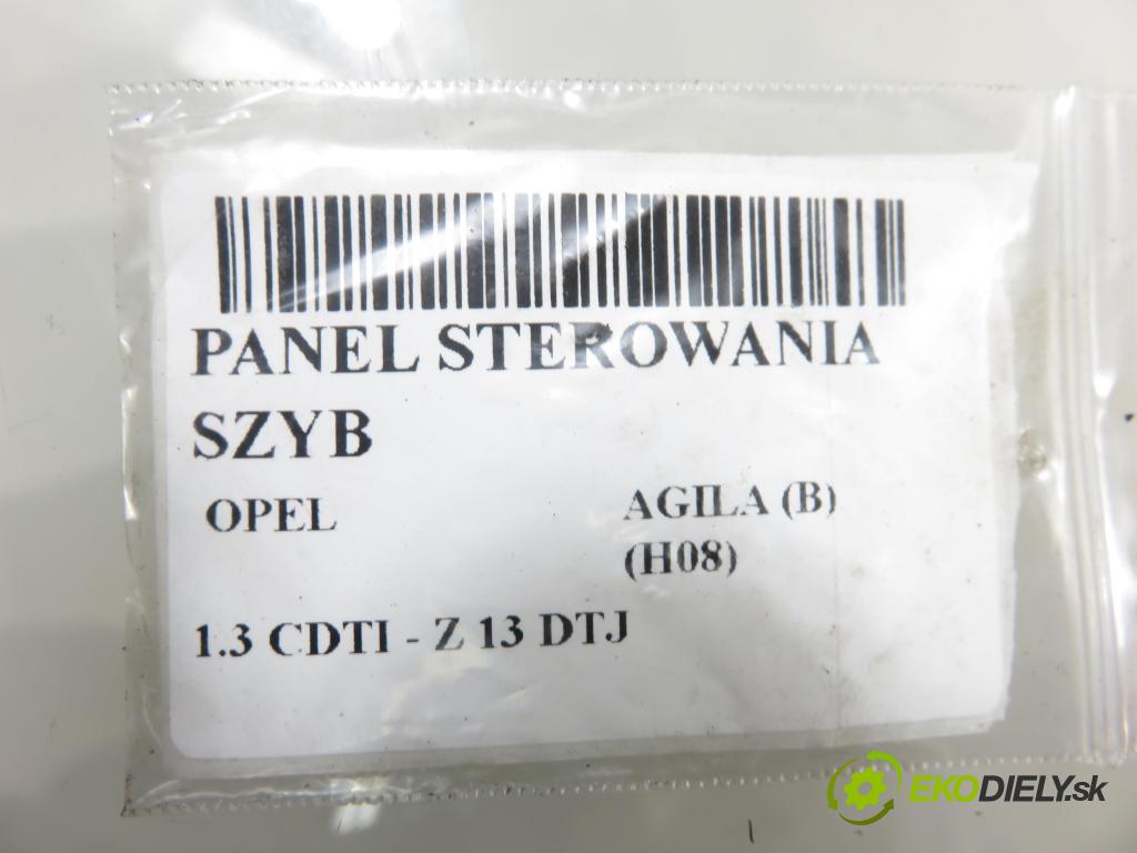 OPEL AGILA (B) (H08) HB 2008 55,00 1.3 CDTI - Z 13 DTJ 1248,00 Panel ovládania okien 62J10 ; 62J102657T