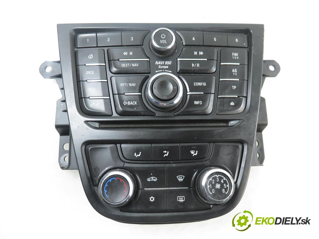 OPEL MOKKA / MOKKA X CROSSOVER 2015 96,00 1.7 CDTI - A 17 DTS 1686,00 Ovládač rádia 95352486 ; 13429876