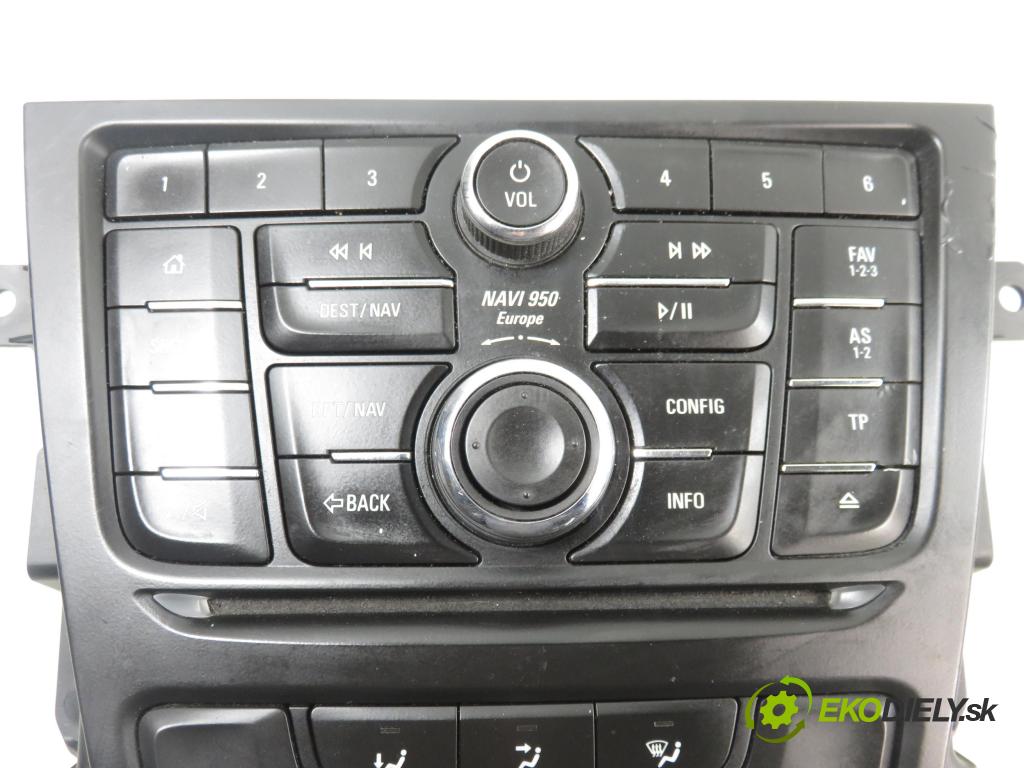 OPEL MOKKA / MOKKA X CROSSOVER 2015 96,00 1.7 CDTI - A 17 DTS 1686,00 Ovládač rádia 95352486 ; 13429876