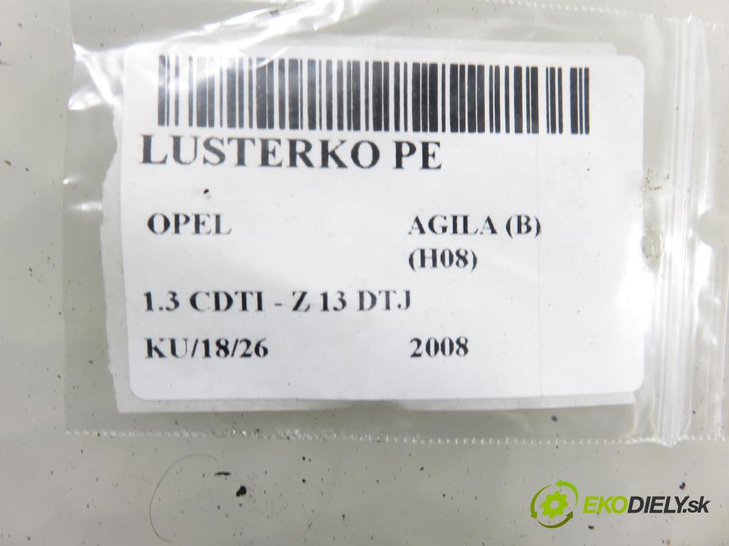 OPEL AGILA (B) (H08) HB 2008 55,00 1.3 CDTI - Z 13 DTJ 1248,00 Spätné zrkadlo 3601103R