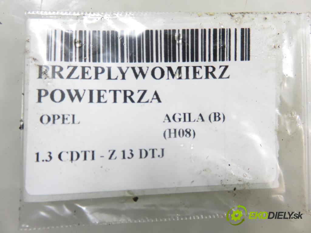 OPEL AGILA (B) (H08) HB 2008 55,00 1.3 CDTI - Z 13 DTJ 1248,00 váha vzduchu vzduchu F00C2G7042 ; 0281002862
