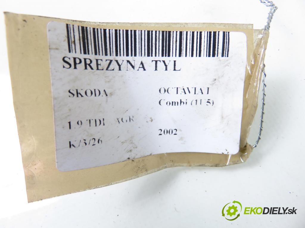 SKODA OCTAVIA I Combi (1U5) KOMBI 2002 66,00 1.9 TDI - AGR 1896,00 Pružina zadné 