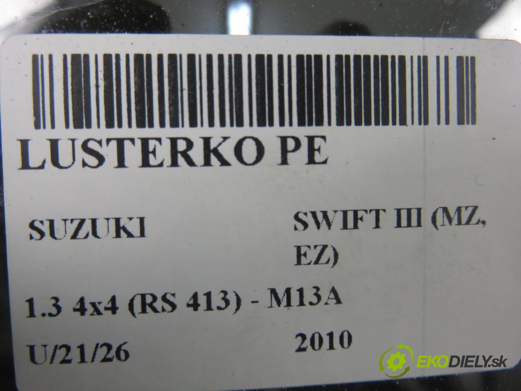 SUZUKI SWIFT III (MZ, EZ) HB 2010 68,00 1.3 4x4 (RS 413) - M13A 1328,00 Spätné zrkadlo 