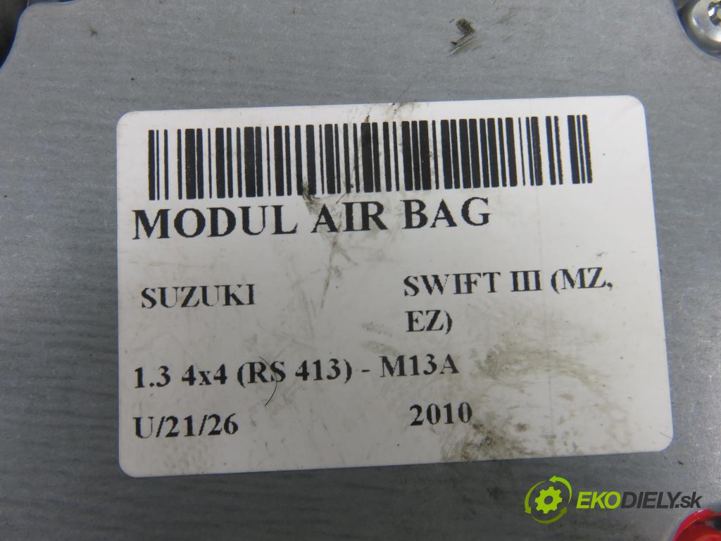SUZUKI SWIFT III (MZ, EZ) HB 2010 68,00 1.3 4x4 (RS 413) - M13A 1328,00 MODUL air BAG 3891062J12000