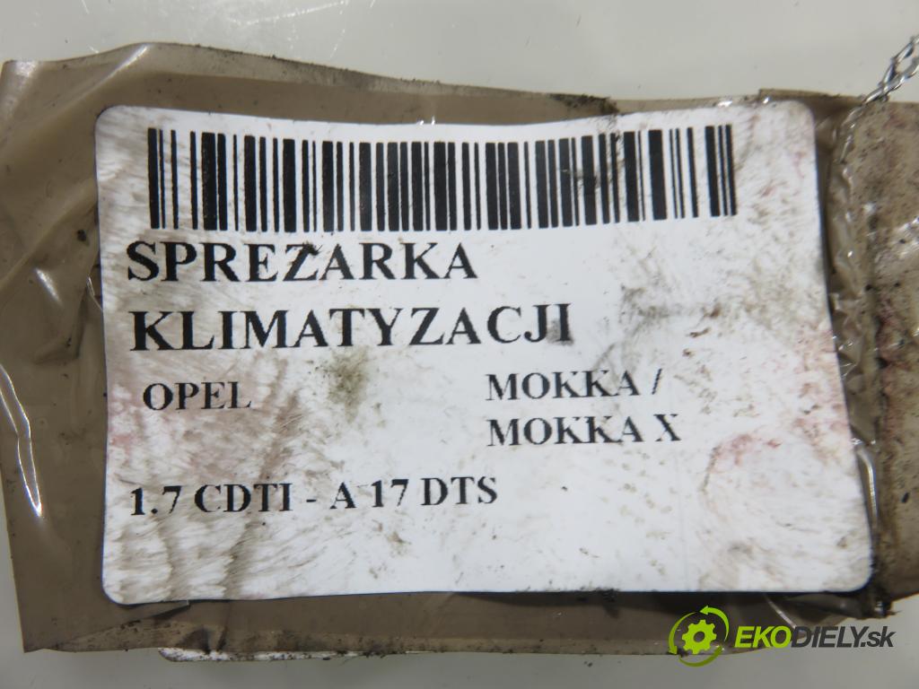 OPEL MOKKA / MOKKA X CROSSOVER 2015 96,00 1.7 CDTI - A 17 DTS 1686,00 KOMPRESOR: klimatizace 95369542 (Kompresor klimatizace)