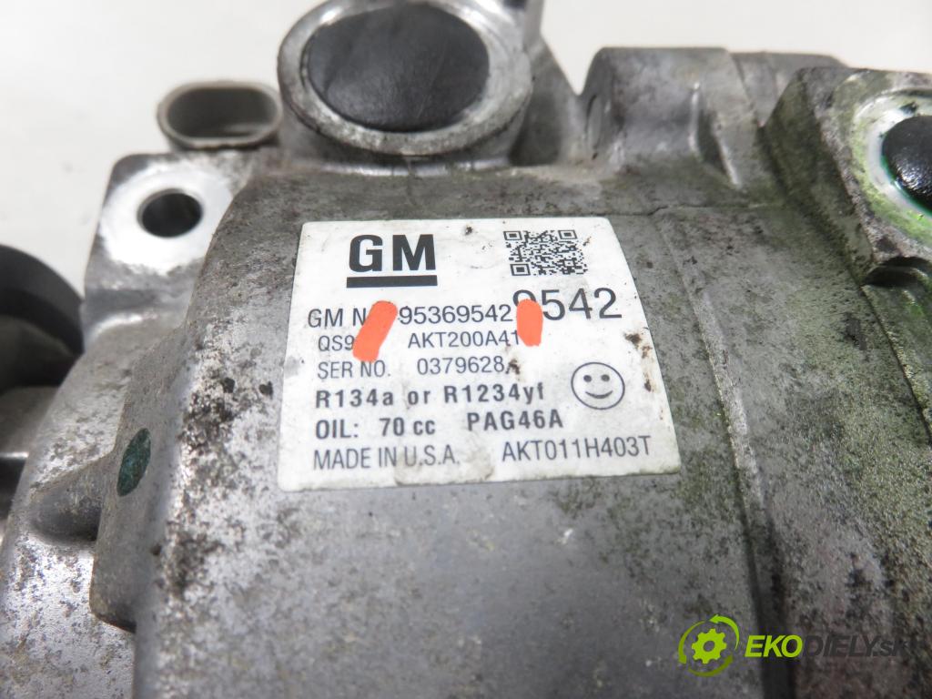 OPEL MOKKA / MOKKA X CROSSOVER 2015 96,00 1.7 CDTI - A 17 DTS 1686,00 KOMPRESOR: klimatizace 95369542 (Kompresor klimatizace)