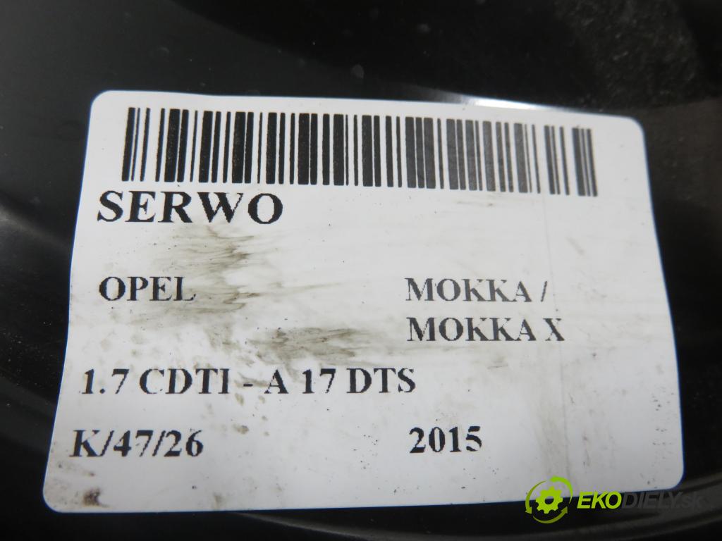 OPEL MOKKA / MOKKA X CROSSOVER 2015 96,00 1.7 CDTI - A 17 DTS 1686,00 Posilovač  (Servočerpadlo)