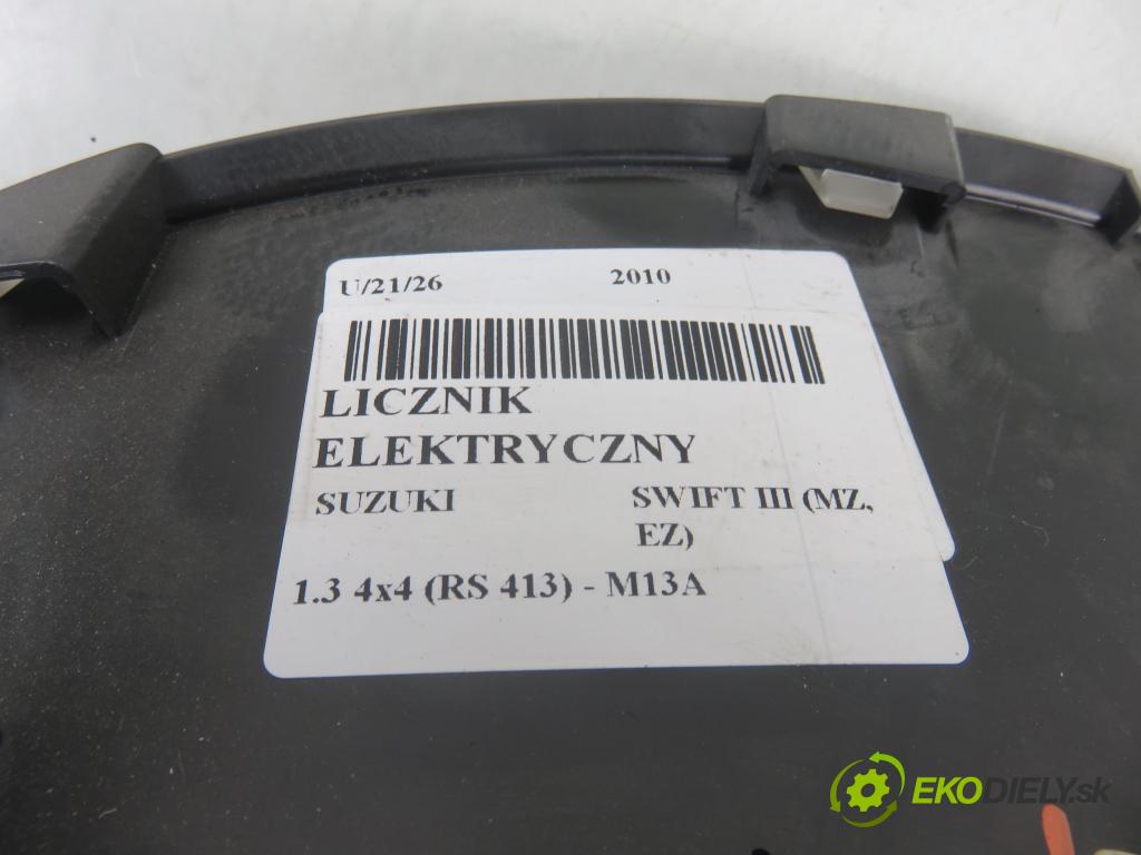 SUZUKI SWIFT III (MZ, EZ) HB 2010 68,00 1.3 4x4 (RS 413) - M13A 1328,00 Prístrojovka elektrický 3410073KF0