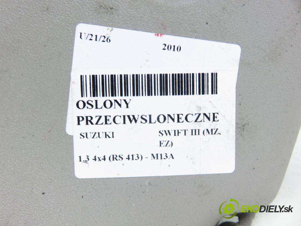 SUZUKI SWIFT III (MZ, EZ) HB 2010 68,00 1.3 4x4 (RS 413) - M13A 1328,00 kryty protislnečné 