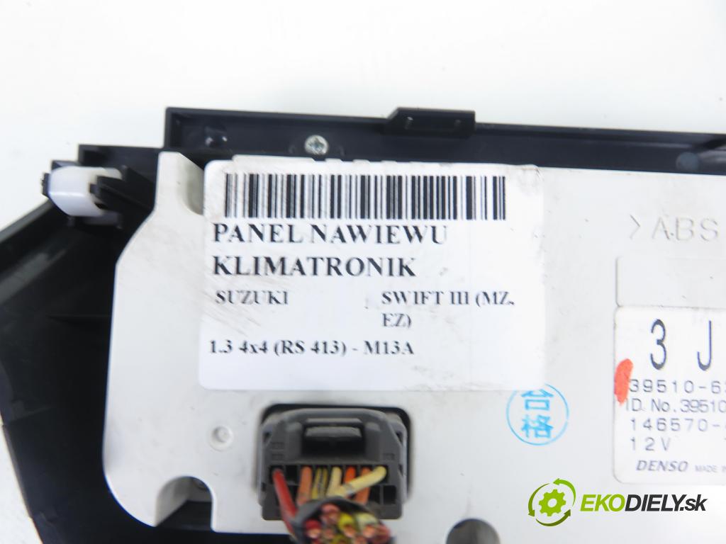 SUZUKI SWIFT III (MZ, EZ) HB 2010 68,00 1.3 4x4 (RS 413) - M13A 1328,00 Panel kúrenia KLIMATRONIK 3951063J10