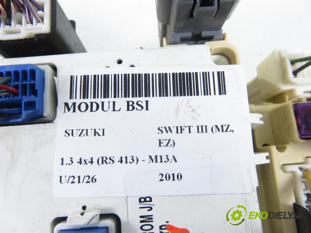 SUZUKI SWIFT III (MZ, EZ) HB 2010 68,00 1.3 4x4 (RS 413) - M13A 1328,00 MODUL BSI 3677072KB1