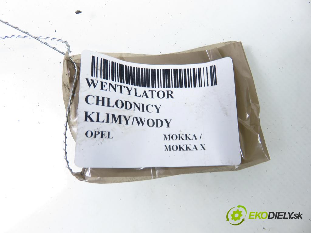 OPEL MOKKA / MOKKA X CROSSOVER 2015 96,00 1.7 CDTI - A 17 DTS 1686,00 Ventilátor chladič klíma/voda F00S3D2027 ; 95386689