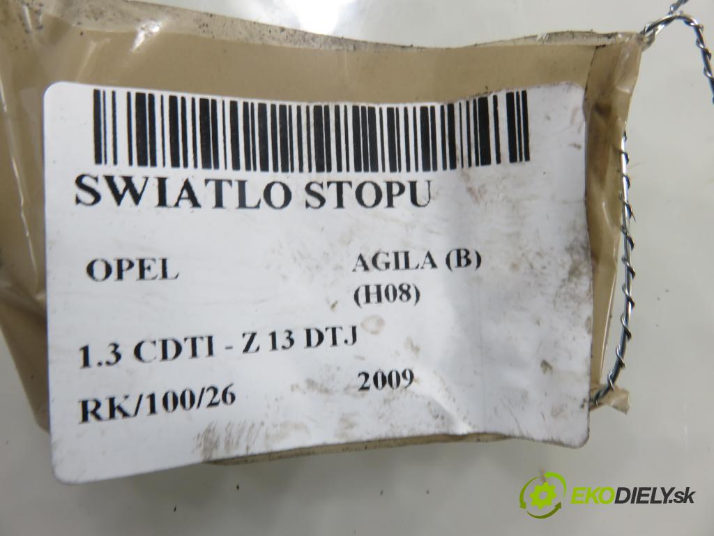 OPEL AGILA (B) (H08) HB 2009 55,00 1.3 CDTI - Z 13 DTJ 1248,00 svetlo bŕzd 3581051K0