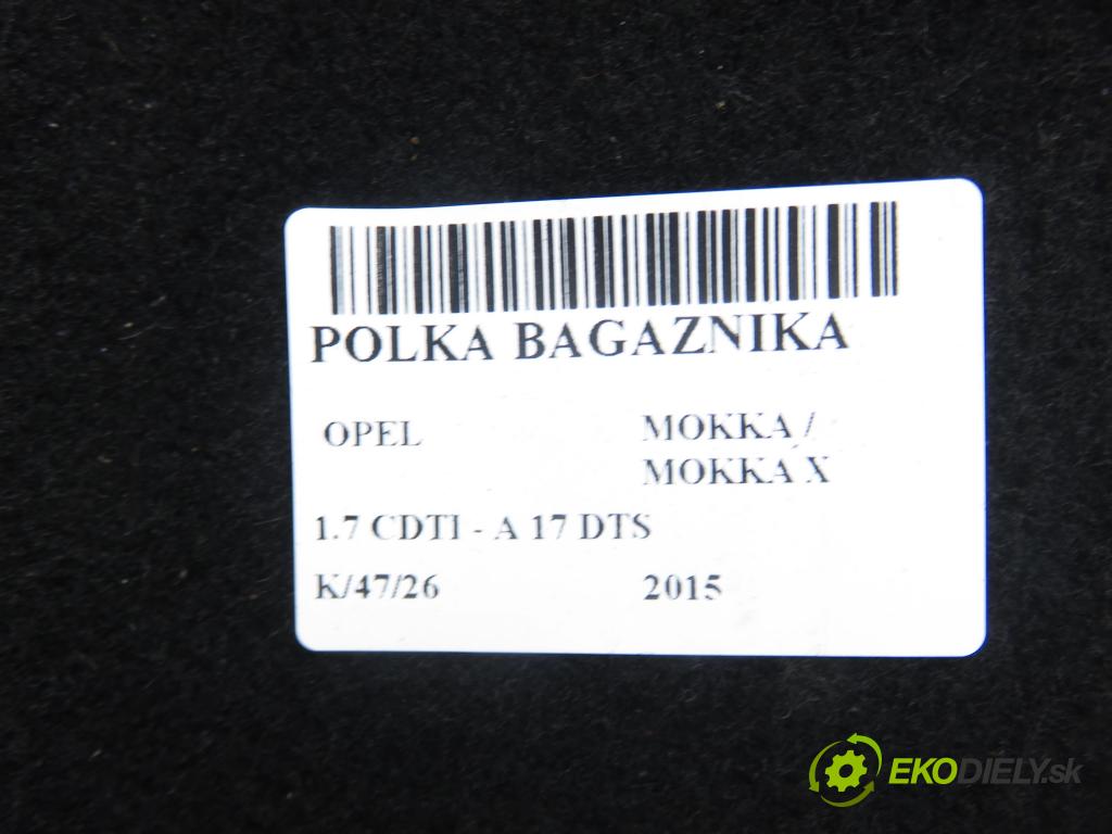OPEL MOKKA / MOKKA X CROSSOVER 2015 96,00 1.7 CDTI - A 17 DTS 1686,00 POLKA: kufr 