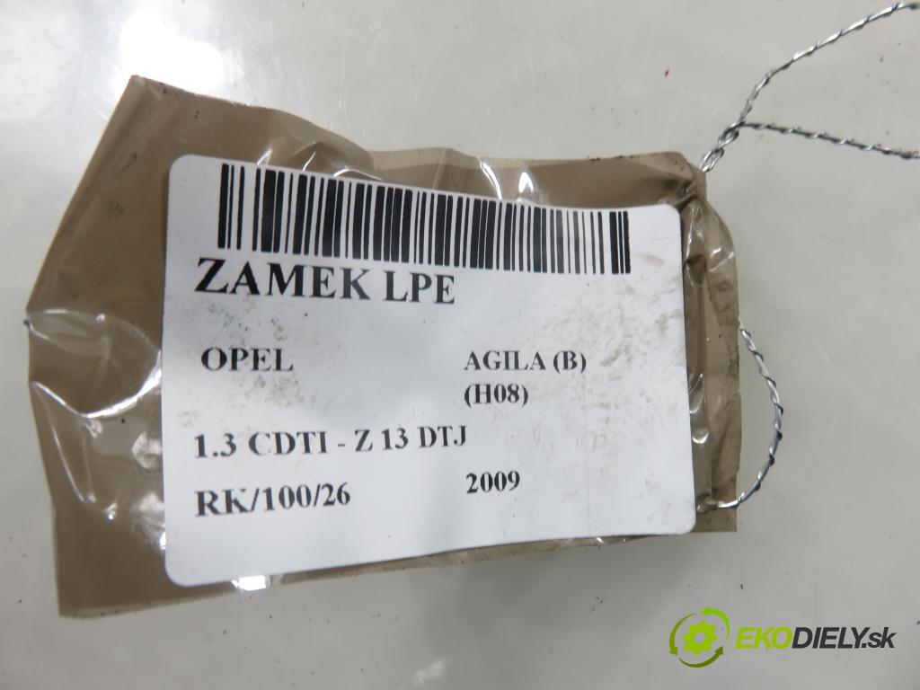 OPEL AGILA (B) (H08) HB 2009 55,00 1.3 CDTI - Z 13 DTJ 1248,00 zámok 8220251K60