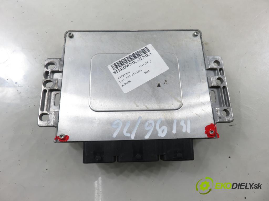 CITROEN C3 I (FC_) HB 2002 54,00 1.4 i - KFV (TU3JP) 1360,00 Riadiaca jednotka Motor 9648293980 ; 9642222380