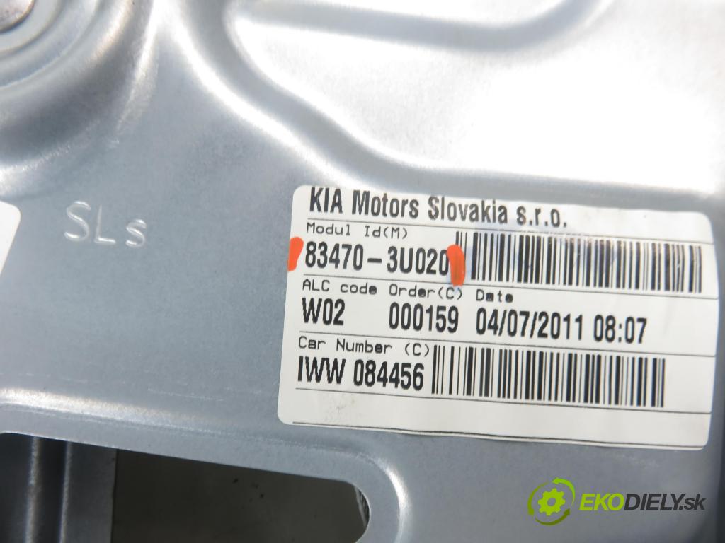 KIA SPORTAGE (SL) SUV 2011 100,00 2.0 CRDi AWD 136 - D4HA 1995,00 Mechanizmus okien 834703U020