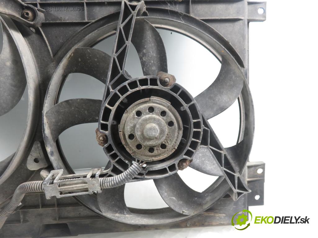 SKODA OCTAVIA I (1U2) LIFTBACK 2002 66,00 1.9 TDI 90- AGR 1896,00 Ventilátor chladič klíma/voda 1J0121207M