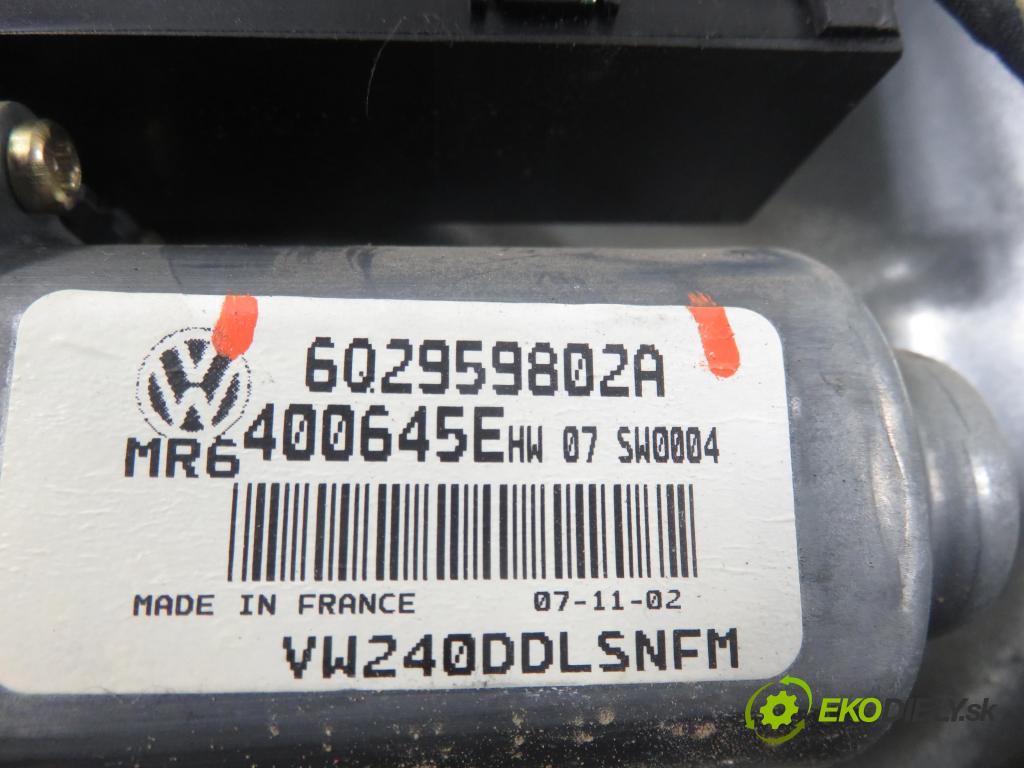 VW POLO (9N_) HB 2002 55,00 1.4 TDI PD 75 - AMF 1422,00 Mechanizmus okien 6Q4837401H ; 6Q2959802A