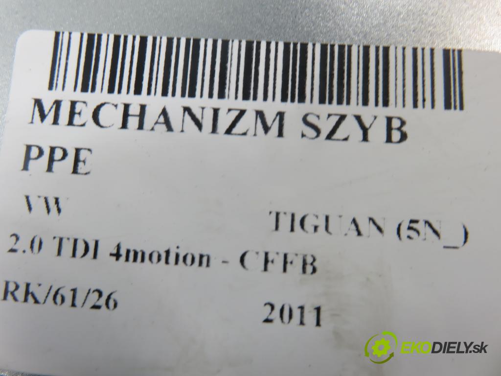VW TIGUAN (5N_) SUV 2011 103,00 2.0 TDI 4motion - CFFB 1968,00 Mechanizmus okien 5K0959792A ; 5N1837730E ; 5N0959702E