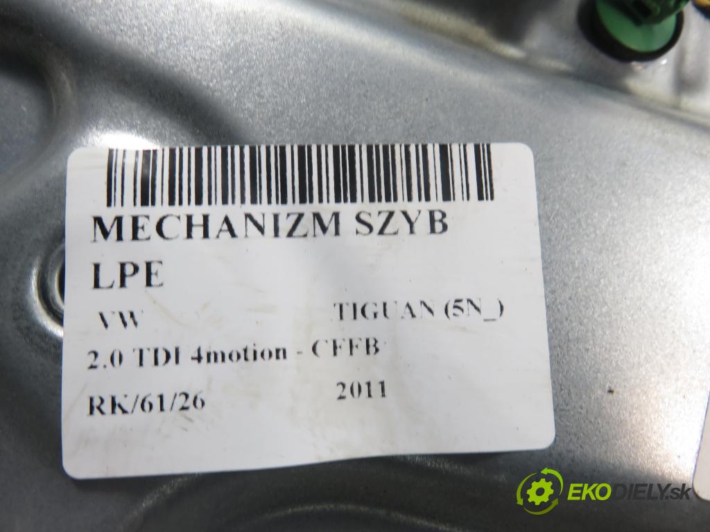 VW TIGUAN (5N_) SUV 2011 103,00 2.0 TDI 4motion - CFFB 1968,00 Mechanizmus okien 5K0959793A ; 5N1837729E ; 5N0959701E