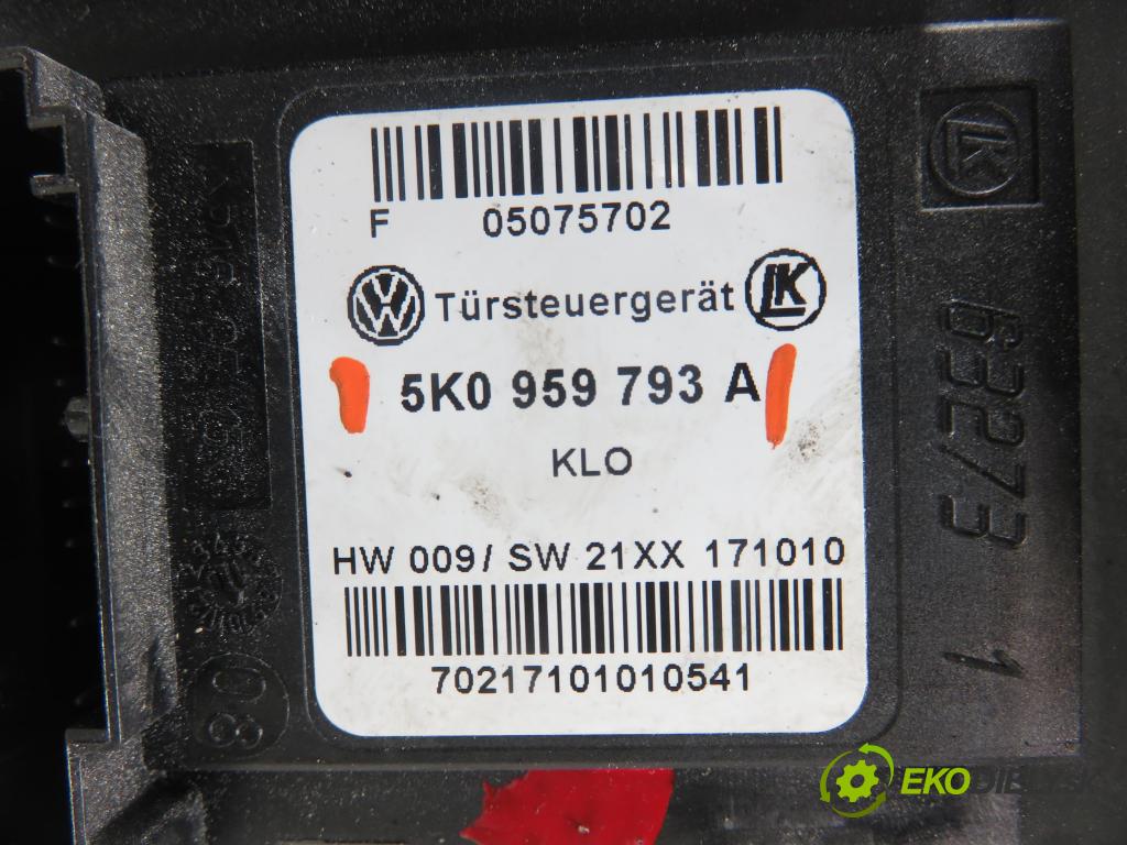 VW TIGUAN (5N_) SUV 2011 103,00 2.0 TDI 4motion - CFFB 1968,00 Mechanizmus okien 5K0959793A ; 5N1837729E ; 5N0959701E