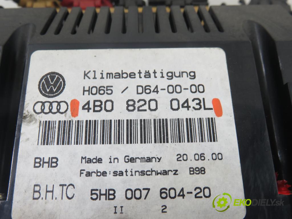 AUDI A6 Avant (4B5, C5) KOMBI 2001 220,00 4.2 quattro - ASG 4172,00 Panel kúrenia KLIMATRONIK 4B0820043L