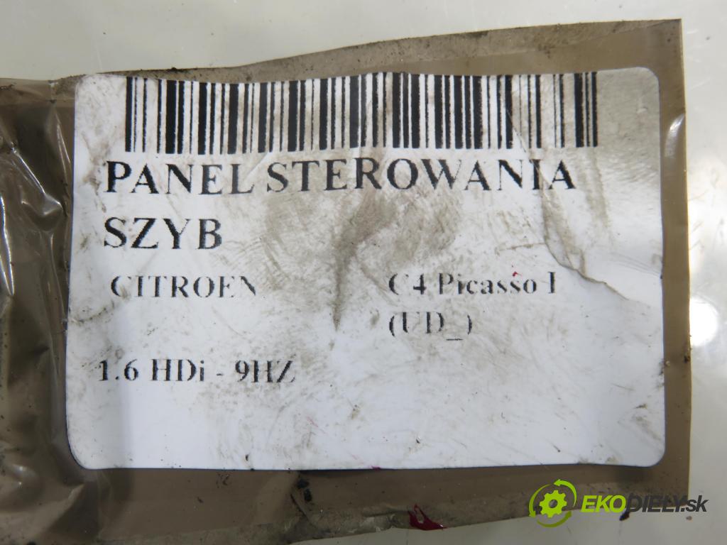 CITROEN C4 Picasso I (UD_) MINIVAN 2010 80,00 1.6 HDi 16V 109 - 9HZ 1560,00 Panel ovládania okien 96639383ZD