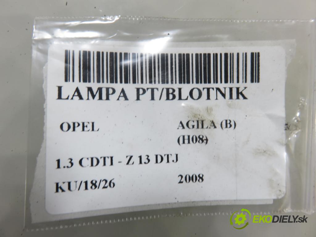 OPEL AGILA (B) (H08) HB 2008 55,00 1.3 CDTI - Z 13 DTJ 1248,00 Svetlo pravé zadné 89071614