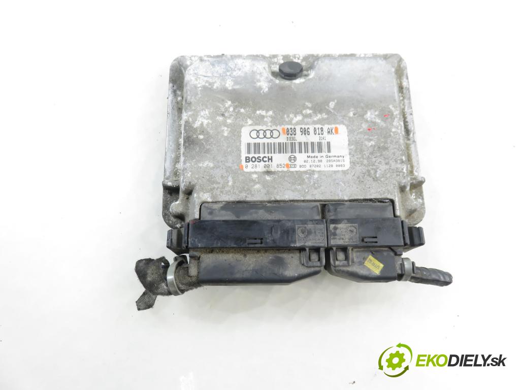 AUDI A3 (8L1) HB 2000 81,00 1.9 TDI 110 - AHF 1896,00 Riadiaca jednotka Motor 0281001852 ; 038906018AK