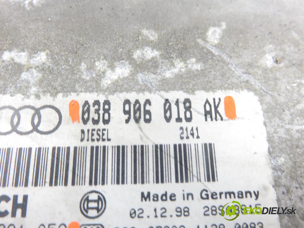 AUDI A3 (8L1) HB 2000 81,00 1.9 TDI 110 - AHF 1896,00 Riadiaca jednotka Motor 0281001852 ; 038906018AK