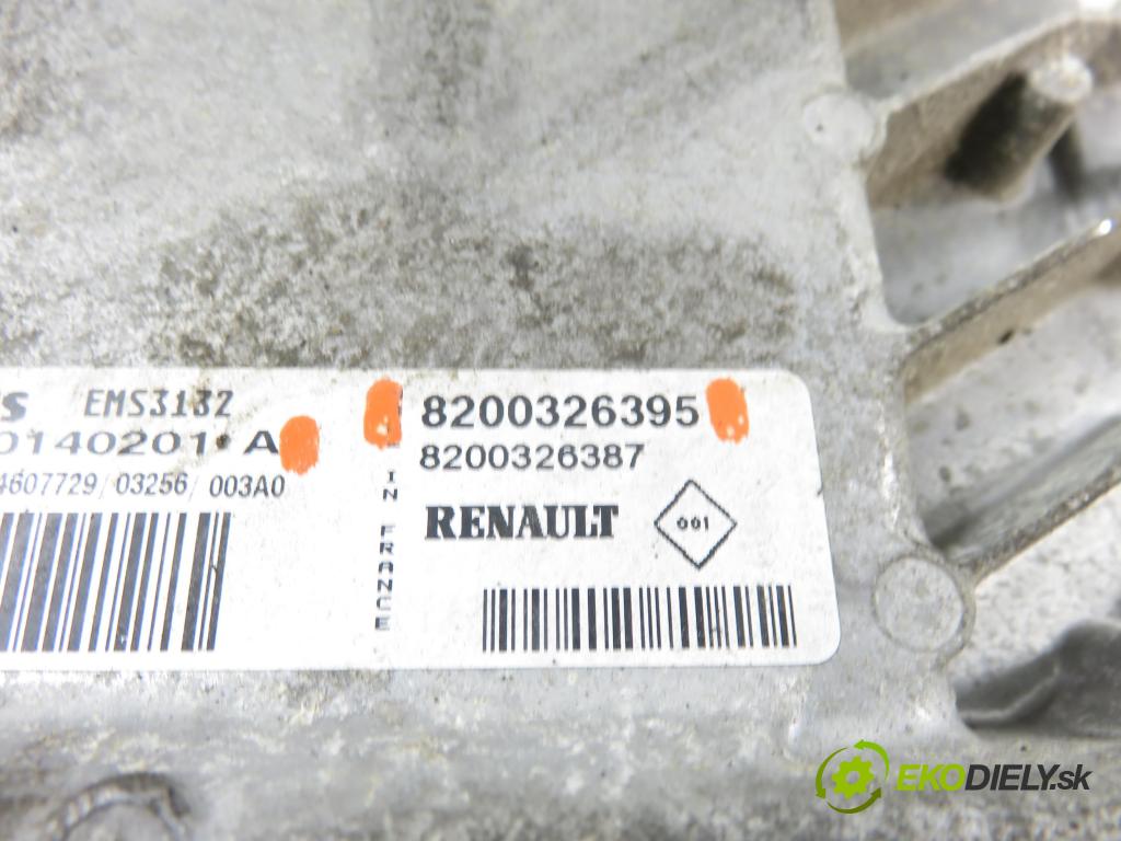RENAULT CLIO II (BB_, CB_) HB 2003 43,00 1.2 8V 58 - D7F 726 1149,00 Riadiaca jednotka Motor 8200326395 ; S110140201A