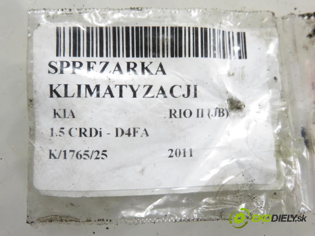 KIA RIO II (JB) HB 2011 81,00 1.5 CRDi 110 - D4FA 1493,00 KOMPRESOR: klimatizace  (Kompresor klimatizace)