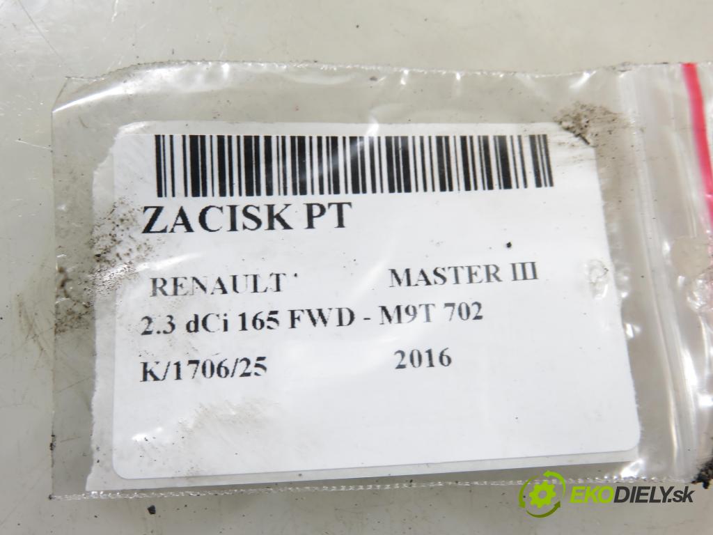 RENAULT MASTER III Platforma / podwozie (EV, HV, UV) KABINA/PLATFORMA 2016 120,00 2.3 dCi 165 FWD - M9T 702 2298,00 brzdič třmen PT