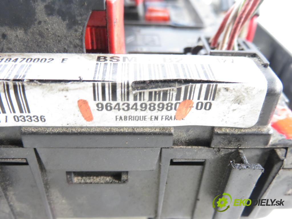 PEUGEOT PARTNER Combispace (5F) KOMBIVAN 2003 51,00 1.9 D - WJY (DW8B) 1868,00 MODUL BSM 9643498980