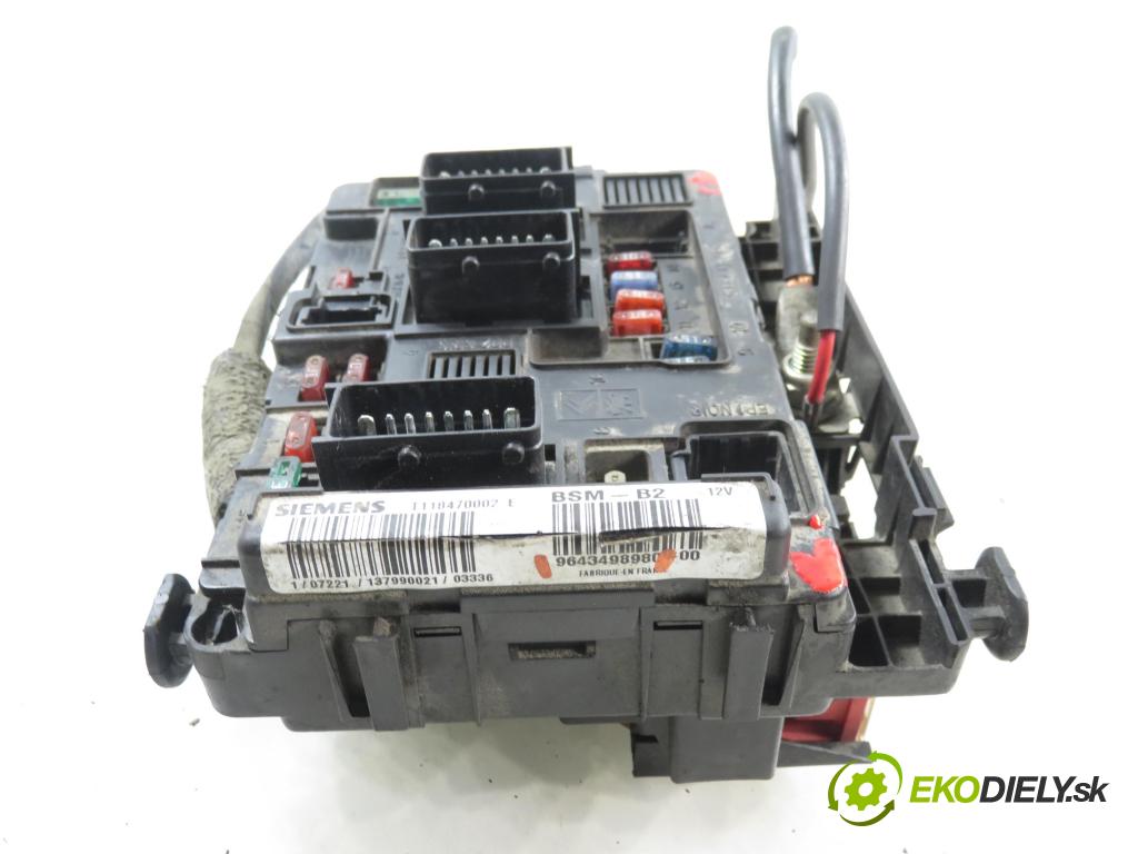 PEUGEOT PARTNER Combispace (5F) KOMBIVAN 2003 51,00 1.9 D - WJY (DW8B) 1868,00 MODUL BSM 9643498980