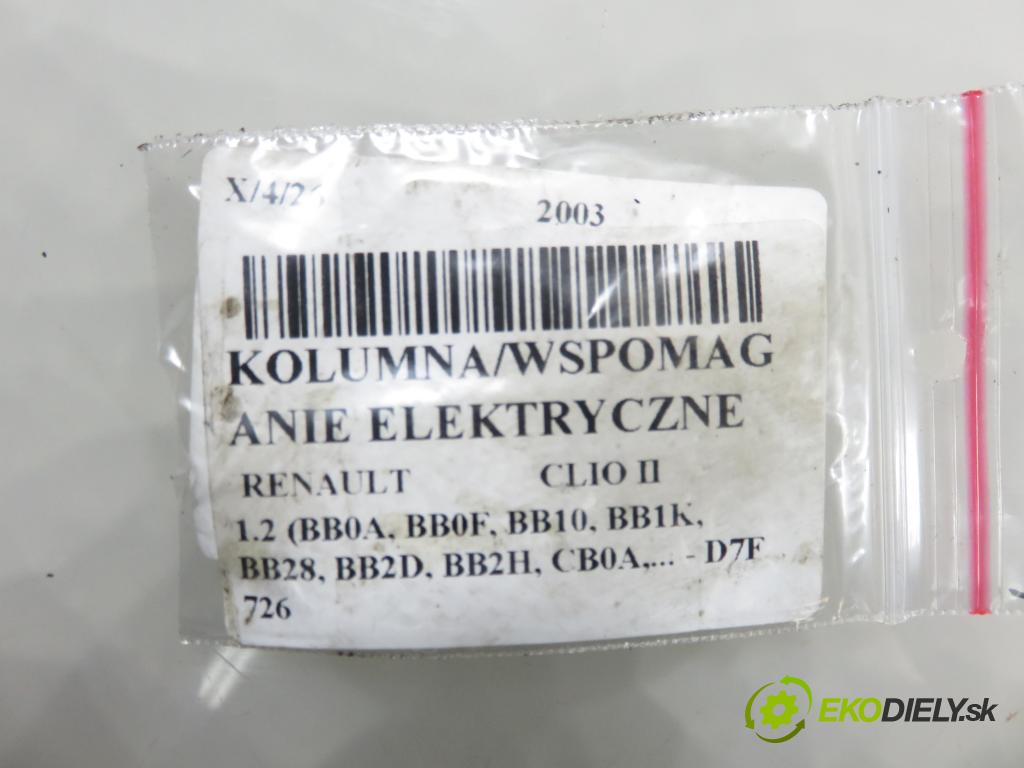 RENAULT CLIO II (BB_, CB_) HB 2003 43,00 1.2 8V 58 - D7F 726 1149,00 serv/podporovanie elektrické 7700437049 ; 8200061924