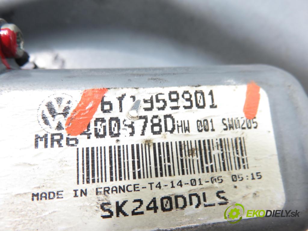 SKODA FABIA I (6Y2) HB 2005 55,00 1.4 16V - BKY 1390,00 Mechanizmus okien 6Y1959801