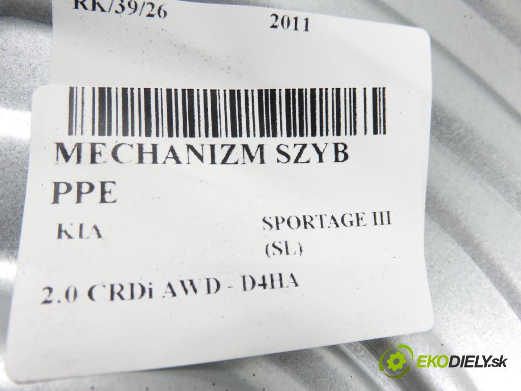 KIA SPORTAGE (SL) SUV 2011 100,00 2.0 CRDi AWD 136 - D4HA 1995,00 Mechanizmus okien 402390B ; 824803U120