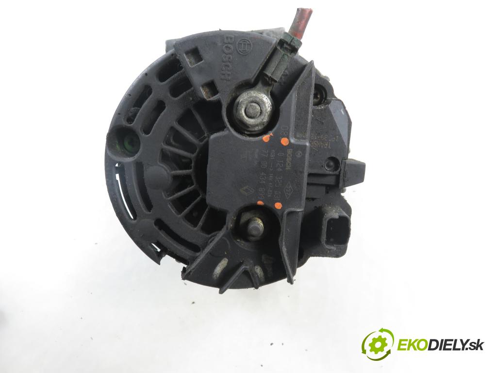 RENAULT CLIO II (BB_, CB_) HB 2000 55,00 1.4 (B/CB0C) - E7J 780 1390,00 Alternátor 0124325031 ; 7700434899 (Alternátor)