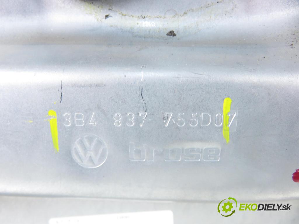VW PASSAT B5 Variant (3B5) KOMBI 2000 85,00 1.9 TDI - ATJ 1896,00 Mechanizmus okien 3B4837751GD ; 3B4837755D