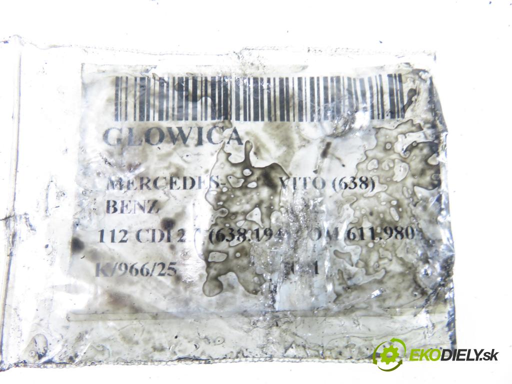 MERCEDES-BENZ VITO Autobus (638) BUS 2001 90,00 112 CDI 2.2 122  - OM 611.980 2151,00 hlava 6110162101 ; 6110160304