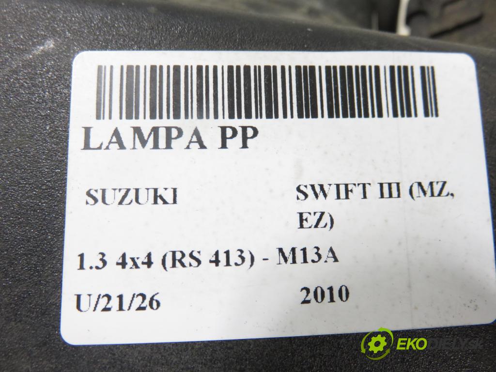 SUZUKI SWIFT III (MZ, EZ) HB 2010 68,00 1.3 4x4 (RS 413) - M13A 1328,00 světlo PP 