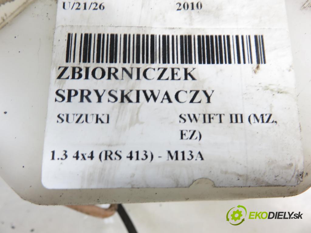 SUZUKI SWIFT III (MZ, EZ) HB 2010 68,00 1.3 4x4 (RS 413) - M13A 1328,00 Nádržka ostrekovačov  (Kľučka dverí ostatné)