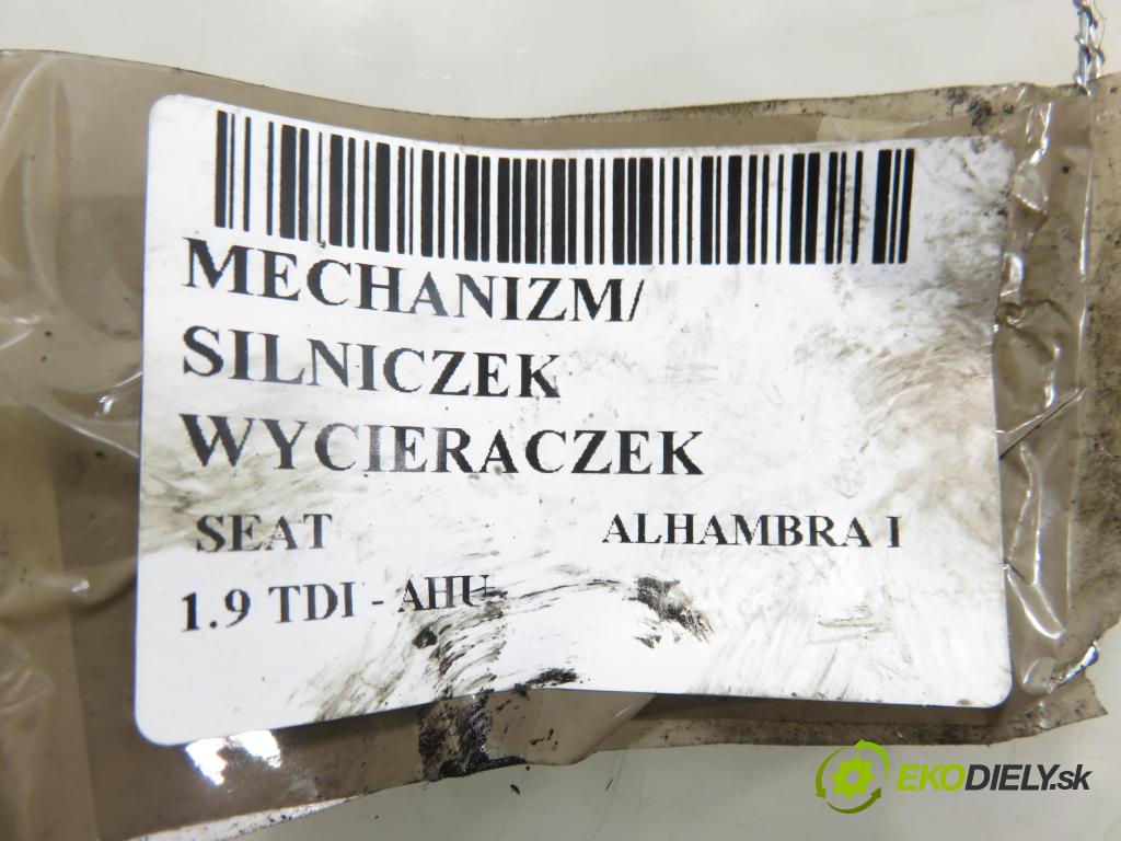 SEAT ALHAMBRA (7V8, 7V9) MINIVAN 1997 66,00 1.9 TDI 90 - AHU 1896,00 Motorček stieračov 7M0959023D ; 95VW17504CC ; 3397020419