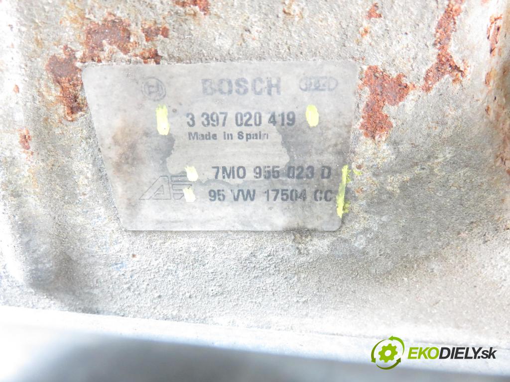 SEAT ALHAMBRA (7V8, 7V9) MINIVAN 1997 66,00 1.9 TDI 90 - AHU 1896,00 Motorček stieračov 7M0959023D ; 95VW17504CC ; 3397020419
