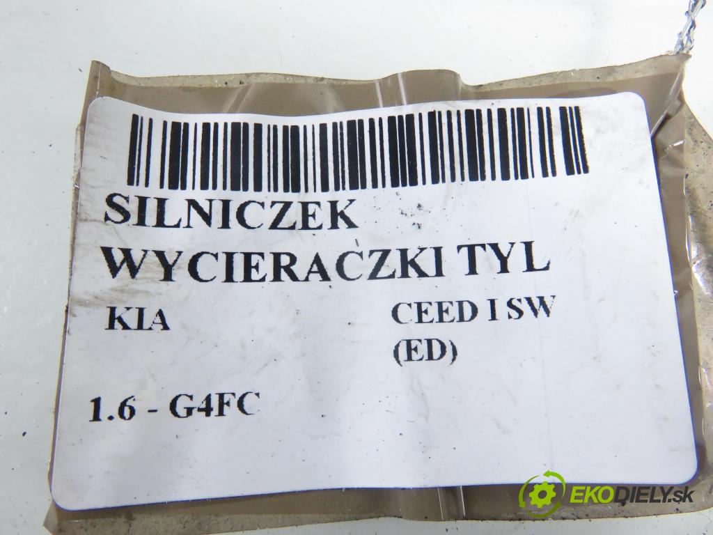 KIA CEE'D SW (ED) KOMBI 2009 90,00 1.6 122 - G4FC 1591,00 Motorček stierače zadné 987001H500