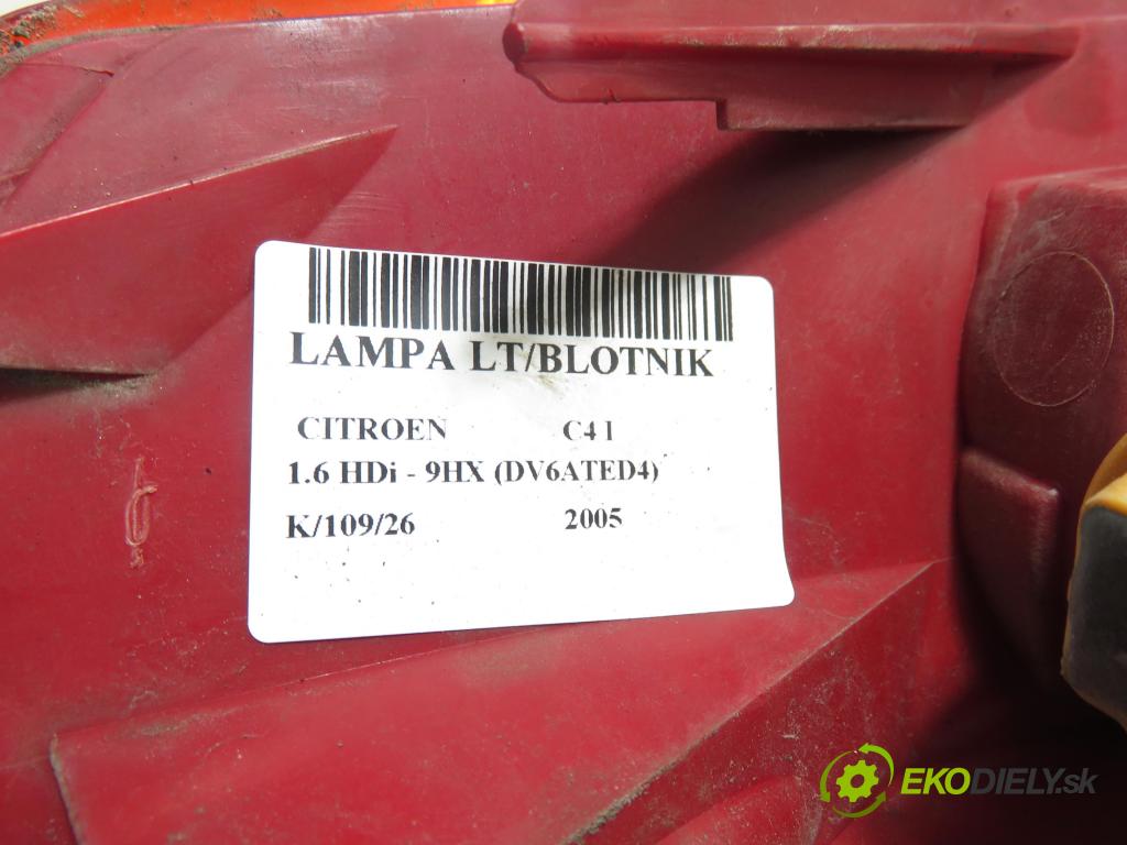 CITROEN C4 I (LC_) HB 2005 66,00 1.6 HDi - 9HX (DV6ATED4) 1560,00 Svetlo ľavé zadné 9655864080
