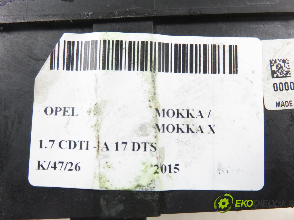 OPEL MOKKA / MOKKA X CROSSOVER 2015 96,00 1.7 CDTI - A 17 DTS 1686,00 Skrinka POJISTKY: 94520912