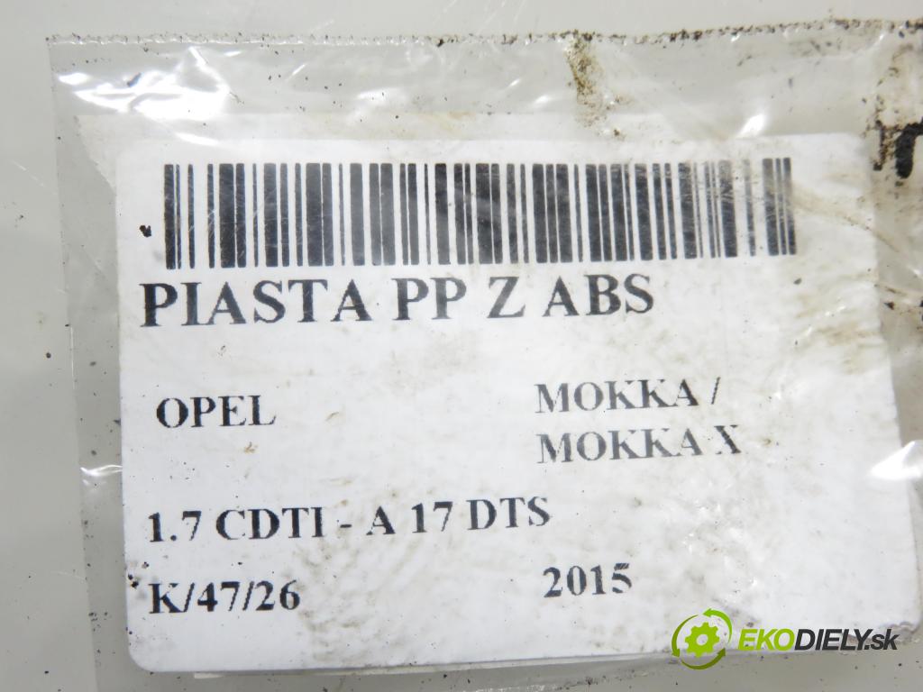 OPEL MOKKA / MOKKA X CROSSOVER 2015 96,00 1.7 CDTI - A 17 DTS 1686,00 náboj PP ABS 